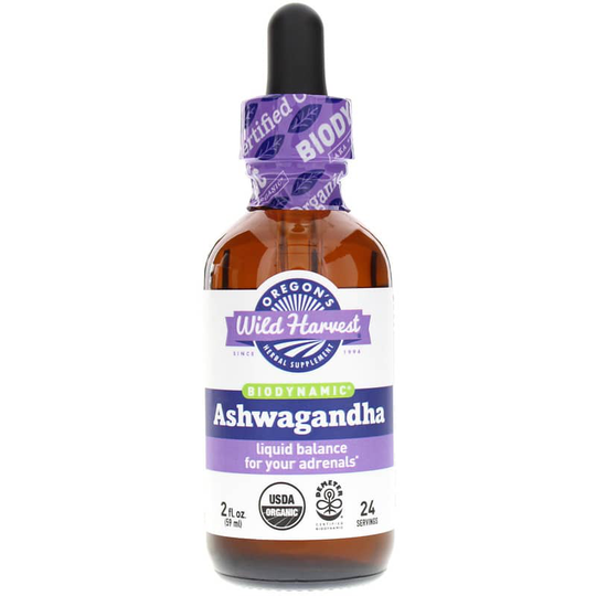 Oregons Wild Harvest Ashwagandha Liquid 2 Oz