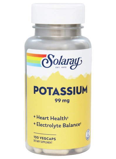 Solaray - Potassium Amino Acid Complex 99 mg. - 100 Capsules