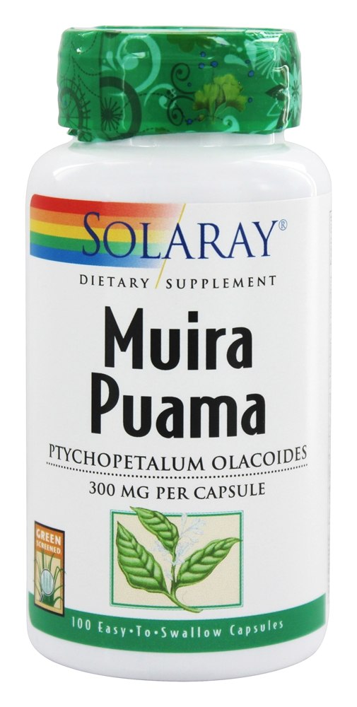 Solaray - Muira Puama 300 mg. - 100 Capsules