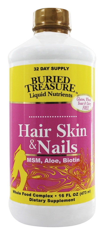 Buried Treasure Products - Hair Skin and Nails Complete - 16 fl. oz.