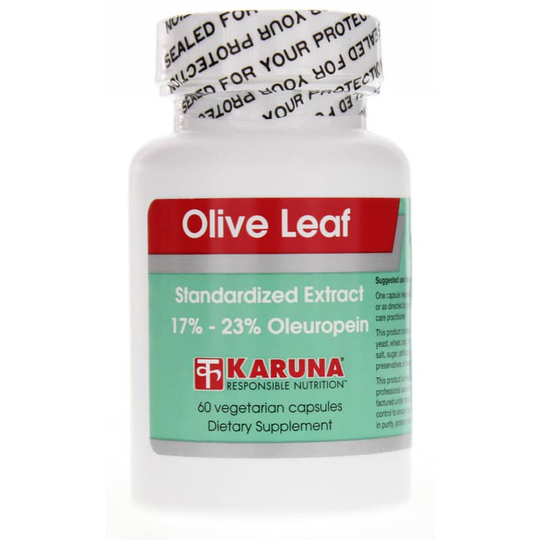 Karuna Olive Leaf Standardized Extract 60 Veg Capsules
