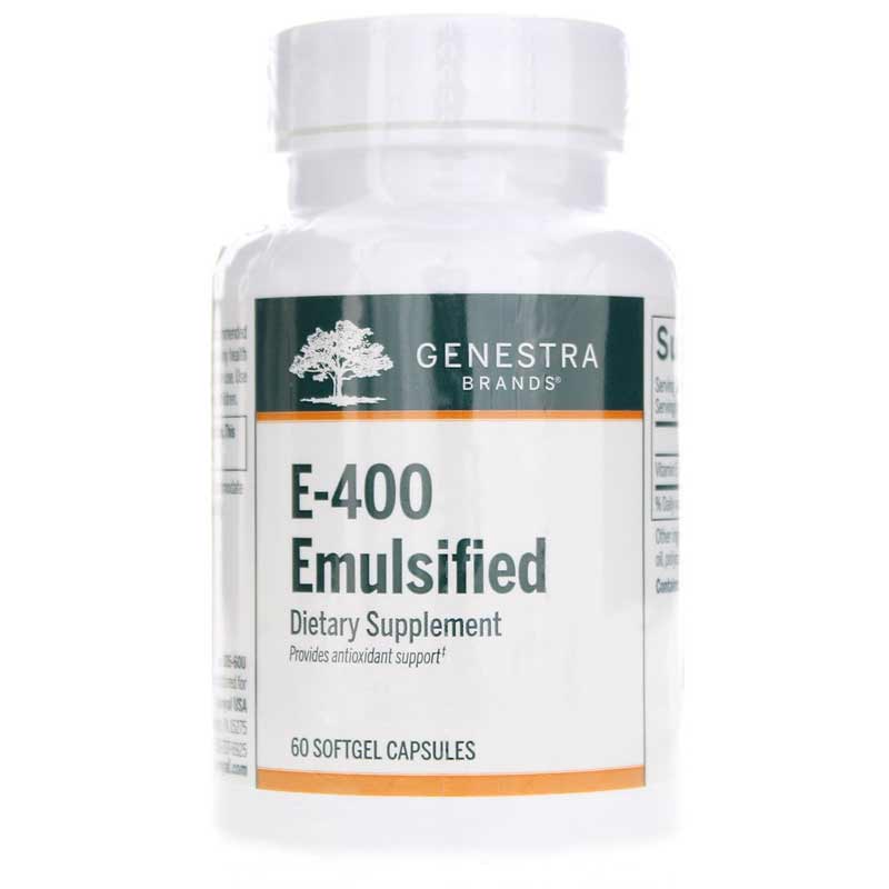 Genestra E-400 Emulsified 60 Softgels