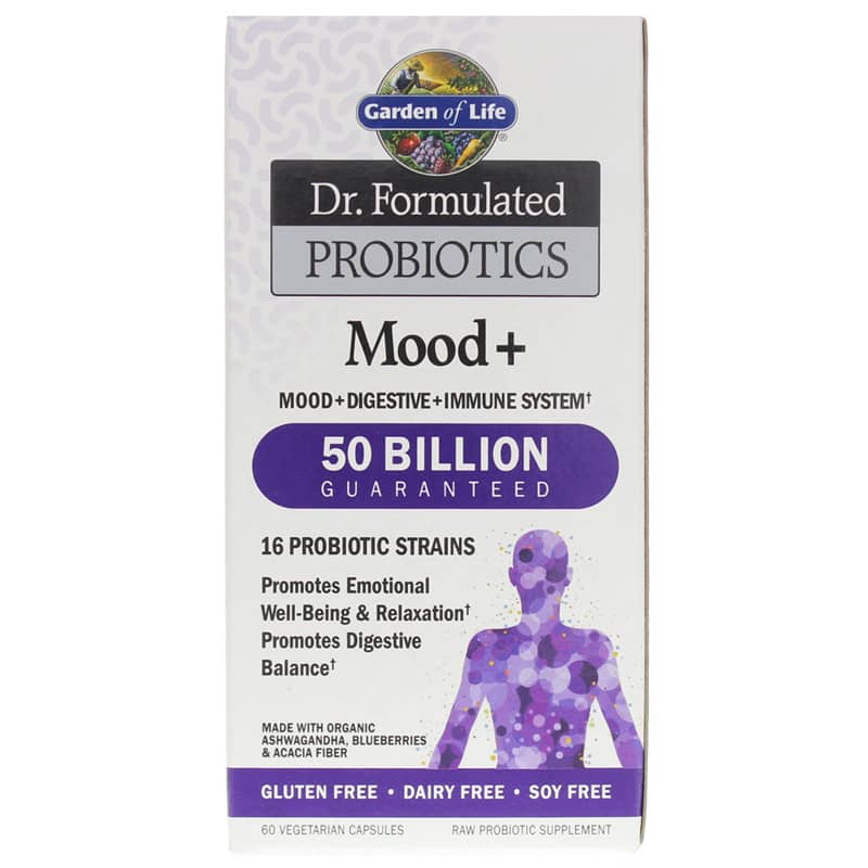 Garden of Life Dr. Formulated Probiotics Mood + 60 Veg Capsules