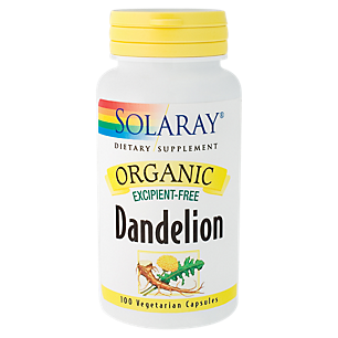 Organic Dandelion - Excipient Free (100 Vegetarian Capsules)