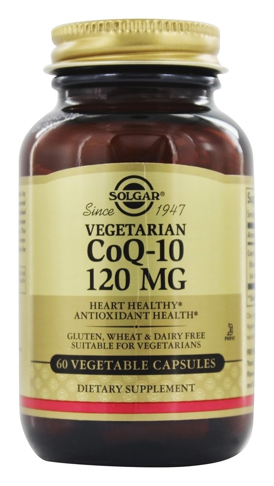 Solgar - CoQ-10 120 mg. - 60 Vegetarian Capsules