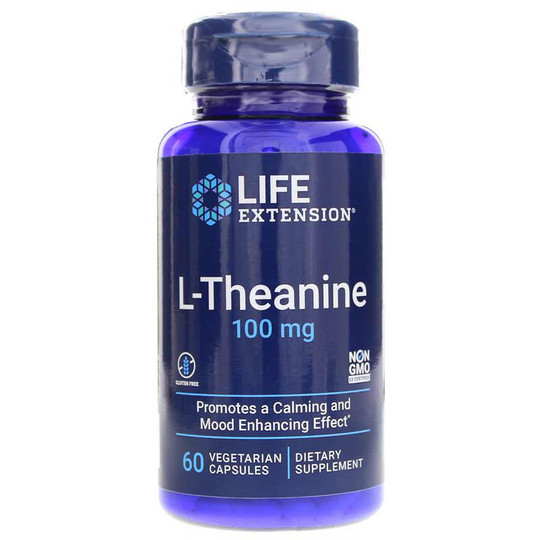 Life Extension L-Theanine 100 Mg 60 Veg Capsules