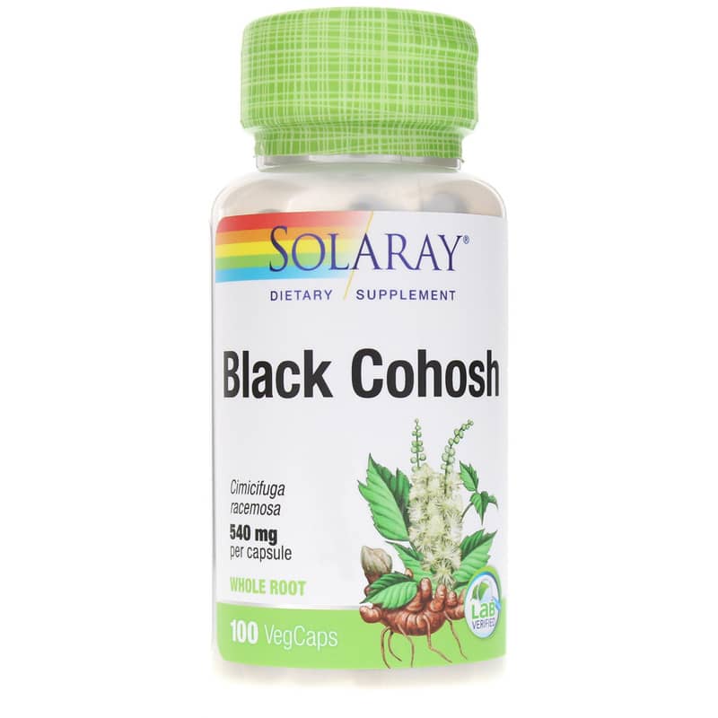 Solaray Black Cohosh 540 Mg 100 Veg Capsules