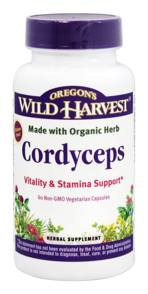 Oregon's Wild Harvest - Cordyceps - 60 Vegetarian Capsules