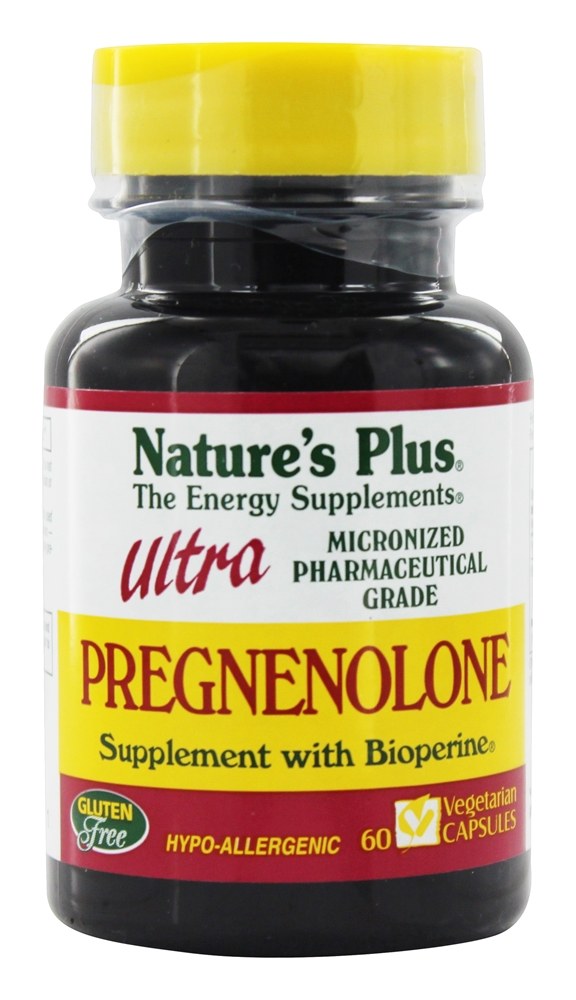 Natures Plus - Ultra Pregnenolone - 60 Vegetarian Capsules