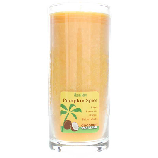 Aloha Bay Pumpkin Spice Coconut Wax Candle 11 Oz