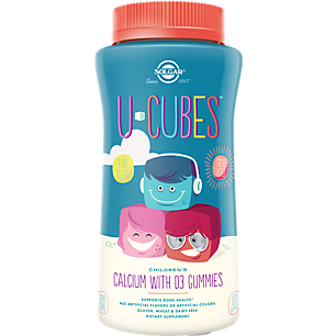 Children's Calcium with Vitamin D3 U-Cubes Gummies (120 Gummies)