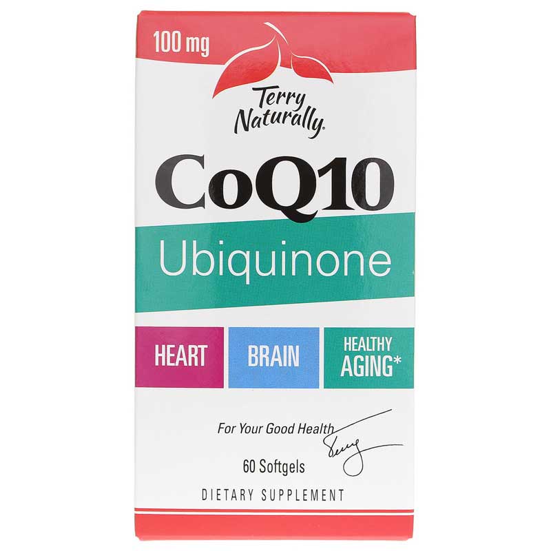 Terry Naturally CoQ10 Ubiquinone 60 Softgels