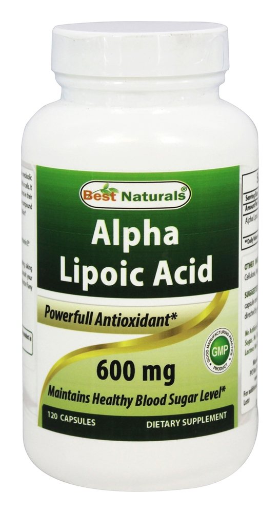 Best Naturals - Alpha Lipoic Acid 600 mg. - 120 Capsules