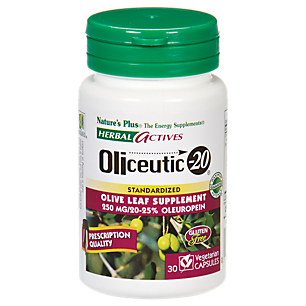 Oliceutic-20 Standardized Olive Leaf - 250 MG (30 Vegetarian Capsules)