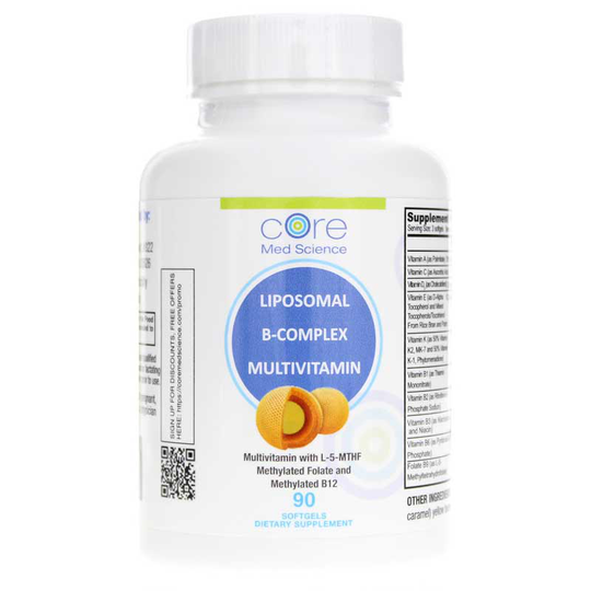 Core Med Science Liposomal B-Complex Multivitamin 90 Softgels