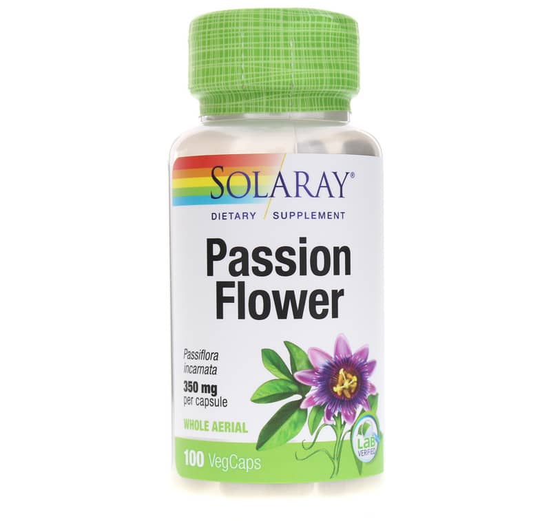 Solaray Passion Flower 350 Mg 100 Veg Capsules