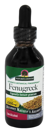 Nature's Answer - Fenugreek Seed Organic Alcohol - 2 fl. oz.