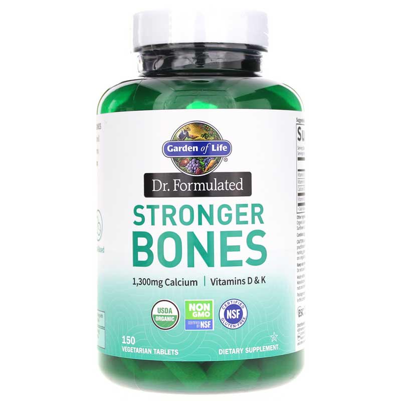 Garden of Life Dr. Formulated Stronger Bones 150 Veg Tablets