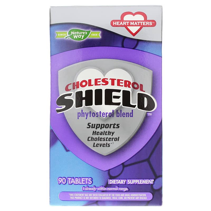 Natures Way Cholesterol Shield Phytosterol Blend 90 Tablets