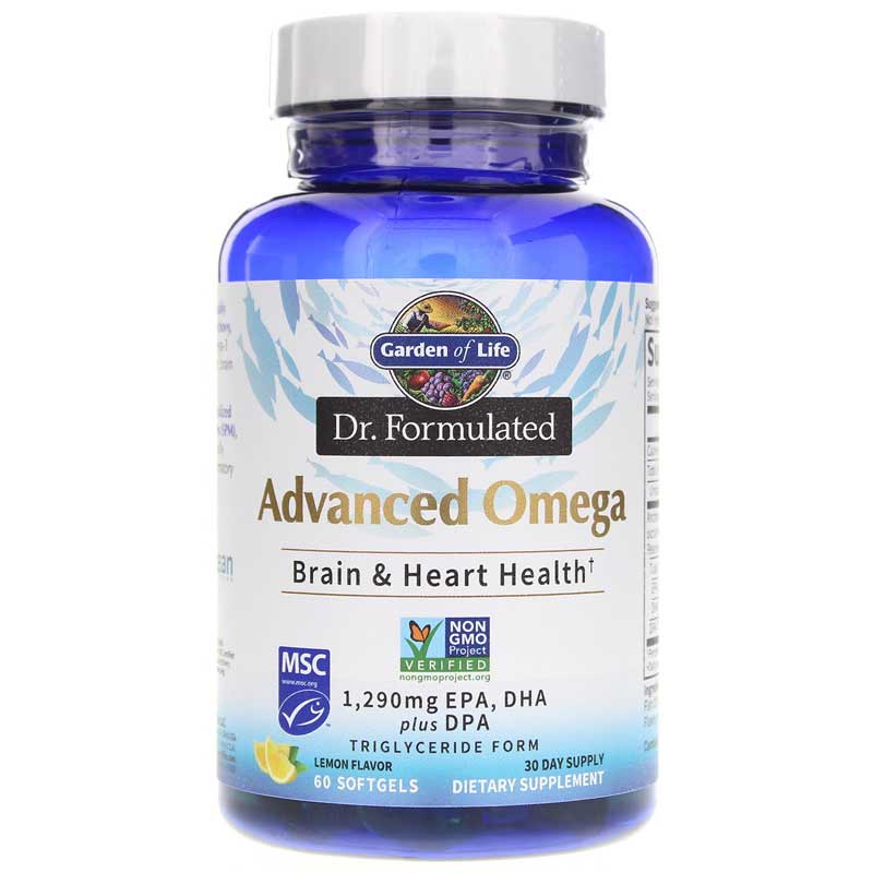 Garden of Life Dr. Formulated Advanced Omega 60 Softgels