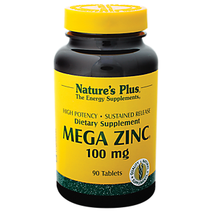 Mega Zinc - High Potency - Sustained Release - 100 MG (90 Tablets)
