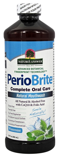 Nature's Answer - PerioBrite Natural Mouthwash Wintermint - 16 fl. oz.
