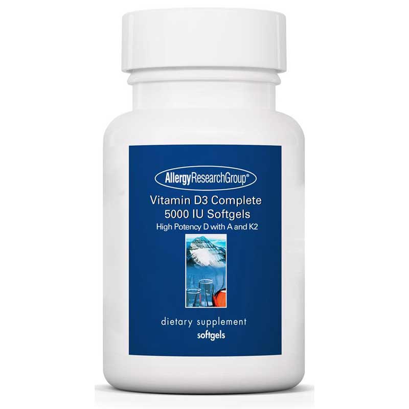 Allergy Research Group Vitamin D3 Complete 5000 IU Softgels 120 Softgels