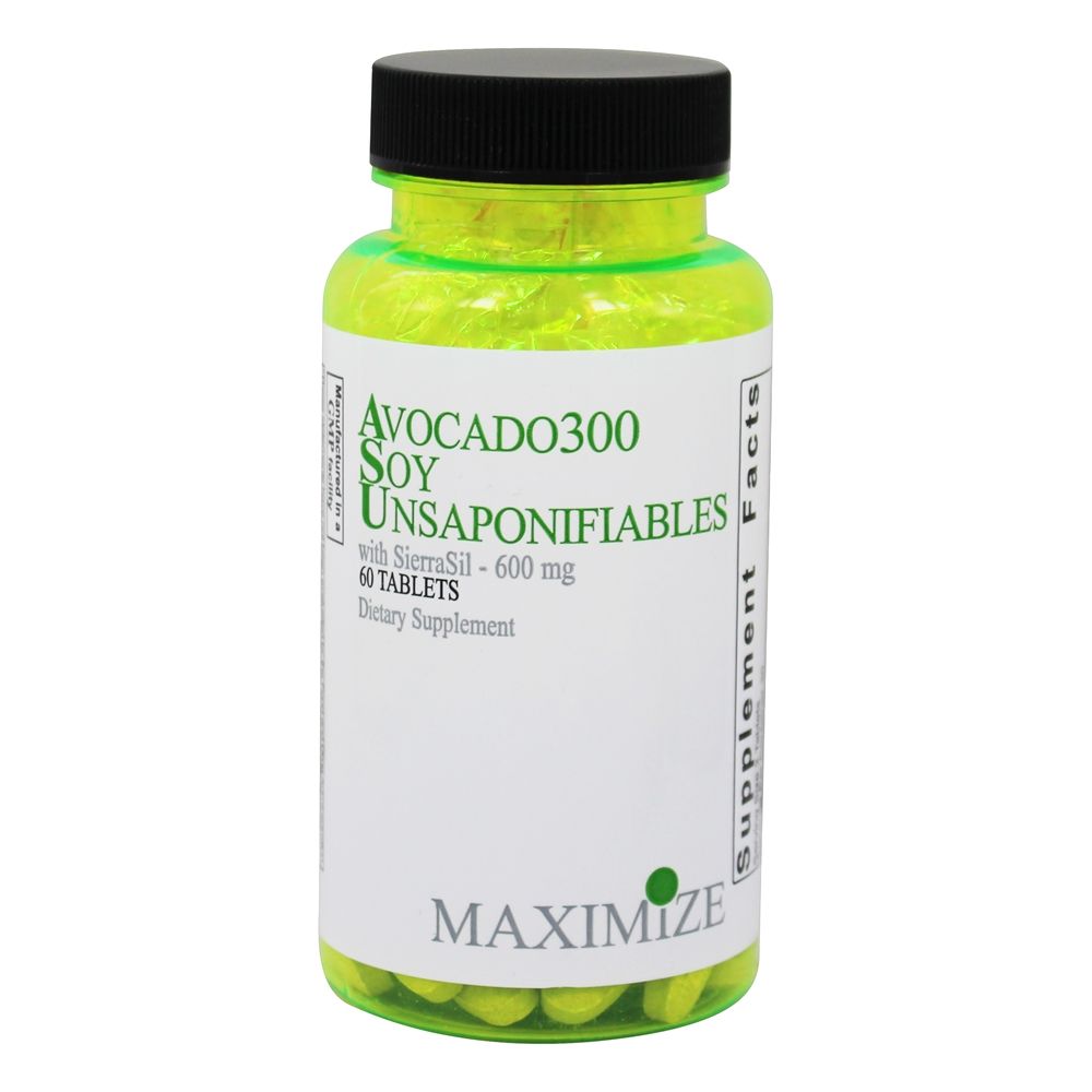 Maximum International - Avocado 300 Soy Unsaponifiables with SierraSil - 60 Tablets