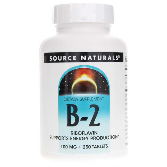 Source Naturals B-2 Riboflavin 100 Mg 250 Tablets