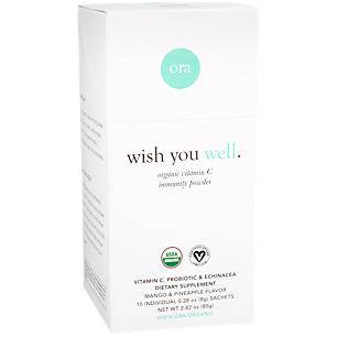 Wish You Well - Organic Vitamin C Immunity Powder - Mango & Pineapple (10 Single Serving Packets)