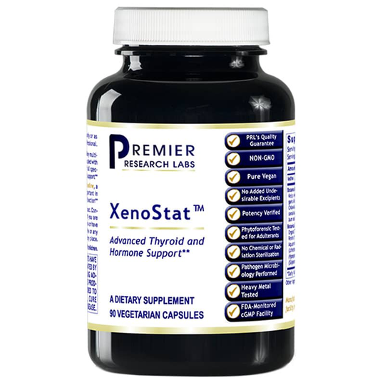 Premier Research Labs XenoStat Thyroid and Hormone Support 90 Veg Capsules