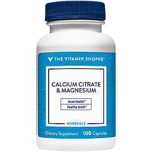 Calcium Citrate with Magnesium - Supports Healthy Bones & Teeth (100 Capsules)