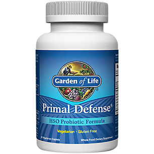 Primal Defense HSO Probiotic Formula - Hemostatic Soil Organism for Digestive Health (45 Vegetarian Caplets)