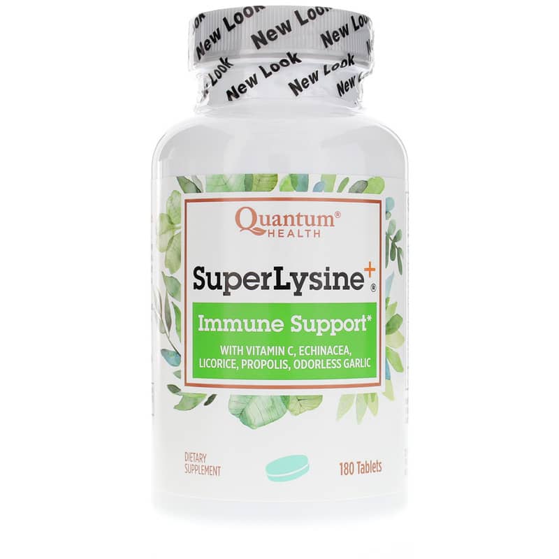 Quantum Health SuperLysine+ Immune Support 180 Tablets
