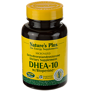 Micronized DHEA-10 with Bioperine (90 Vegetarian Capsules)