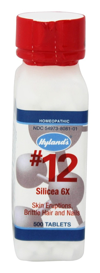 Hylands - Cell Salts 12 Silicea 6 X - 500 Tablets