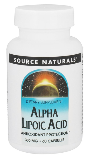 Source Naturals - Alpha Lipoic Acid 300 mg. - 60 Capsules (formerly Timed Released)
