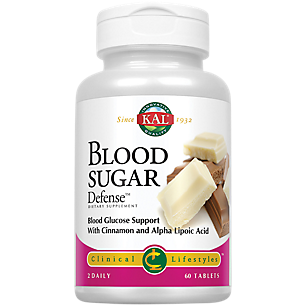 Blood Sugar Defense with Cinnamon & Alpha Lipoic Acid (60 Tablets)