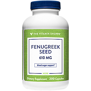 Fenugreek Seed - Blood Sugar Support - 610 MG (200 Capsules)