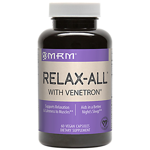 Relax-All with Venetron - Supports Relaxation & Calmness to Muscles (60 Vegan Capsules)