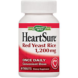 HeartSure Red Yeast Rice - High Potency - 1,200 MG (60 Tablets)