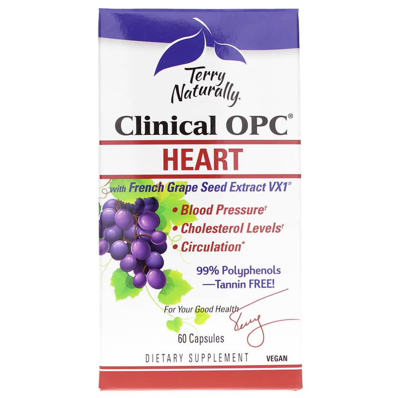 Terry Naturally Clinical OPC Heart 60 Capsules