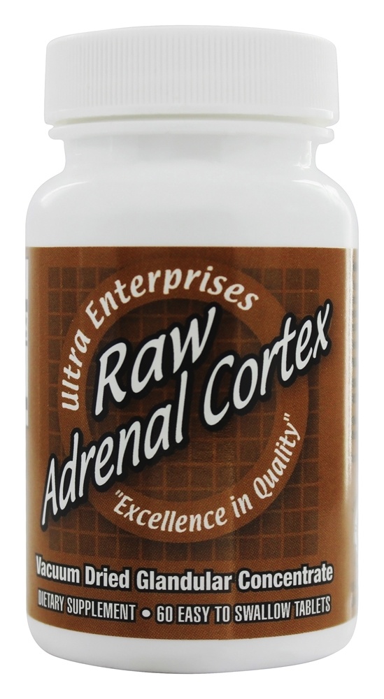 Ultra Enterprises - Raw Adrenal Cortex 200 mg. - 60 Tablets