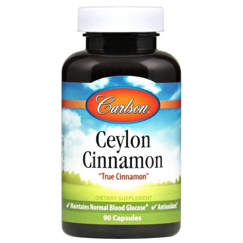 Carlson Labs Ceylon Cinnamon Capsules 90 Capsules