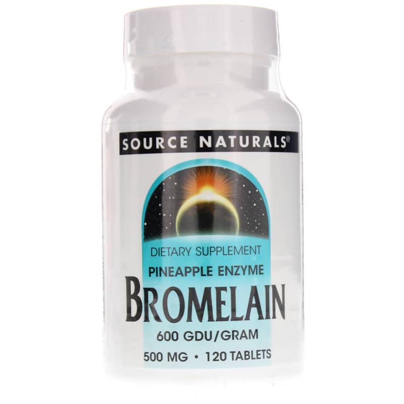 Source Naturals Bromelain 600 GDU 500 Mg 120 Tablets