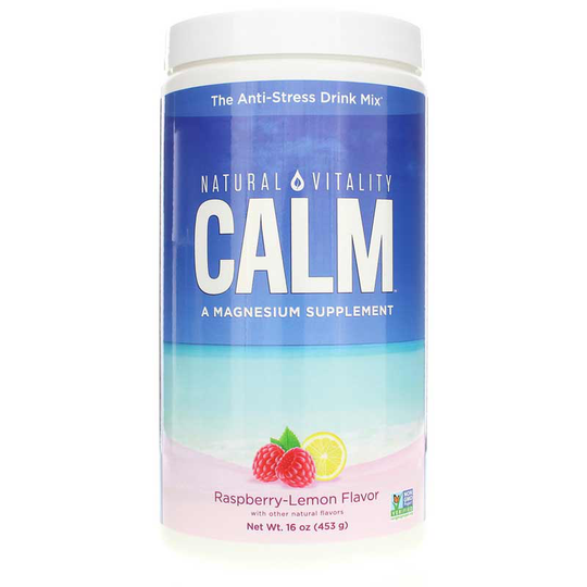 Natural Vitality Natural Calm Raspberry-Lemon 16 Oz