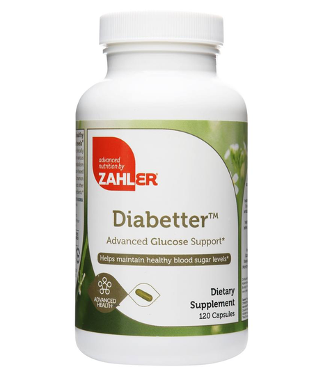 Zahler - Diabetter Advanced Glucose Support - 120 Capsules