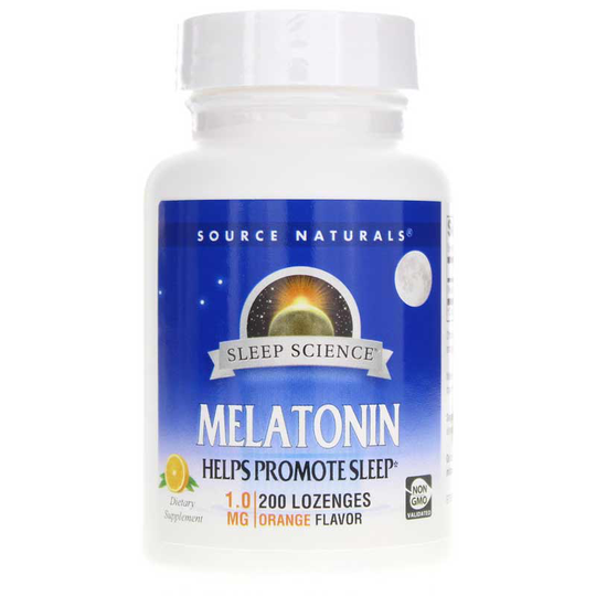 Source Naturals Sleep Science Melatonin 1 Mg Lozenges 200 Lozenges