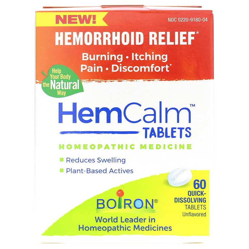 Boiron HemCalm Tablets 60 Tablets
