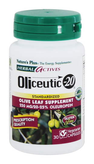 Natures Plus - Herbal Actives Oliceutic-20 - 30 Vegetarian Capsules